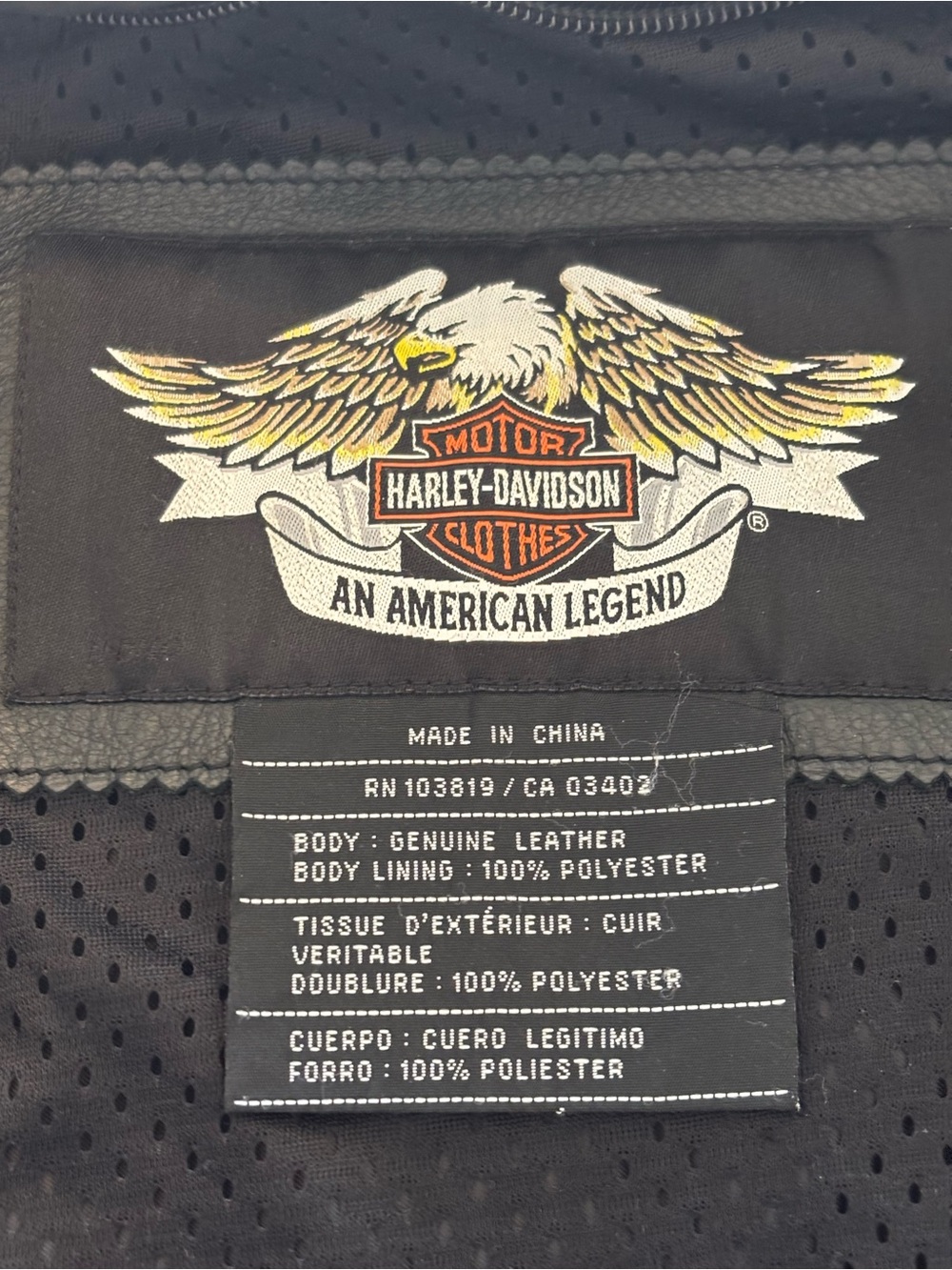 HARLEY DAVIDSON, the moto rider leather jacket! - Picture 7 of 14